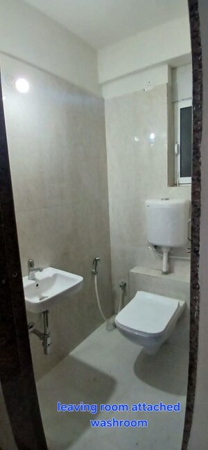 Bathroom in 1 BHK Apartment at Pride Larkins Nest, Ghodbunder Road – for Rent