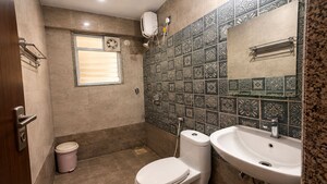 Bathroom in 2 BHK Apartment at Unique group Zest County, Lohgaon – for Rent