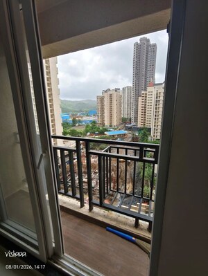 Balcony in 1 BHK Apartment at Raunak Bliss, Ghodbunder Road – for Rent