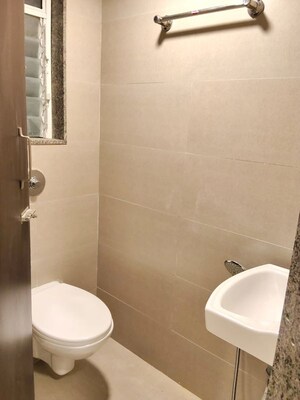 Bathroom in 1 BHK Apartment at Group Satellite Aarambh, Malad East – for Rent