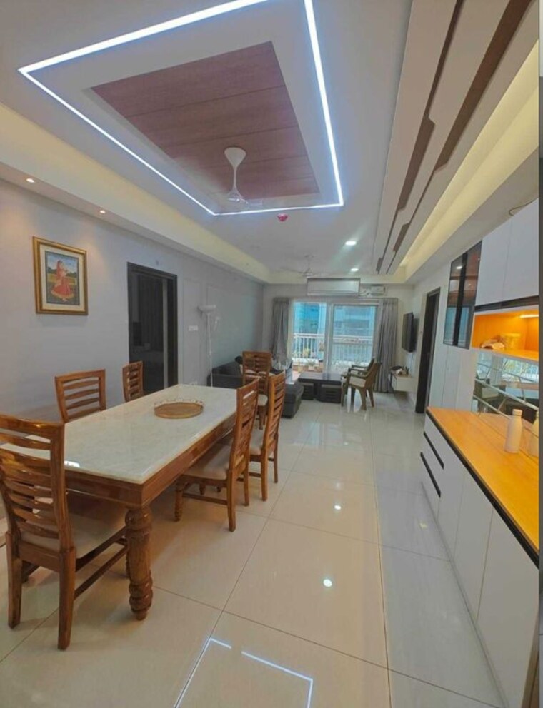 Kitchen, my-home-tarkshya 3 Bedroom 1957 Sq.Ft. Apartment In Kokapet Hyderabad 10663299