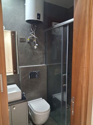 Bathroom in 3 BHK Builder Floor at Chittaranjan Park – for Rent