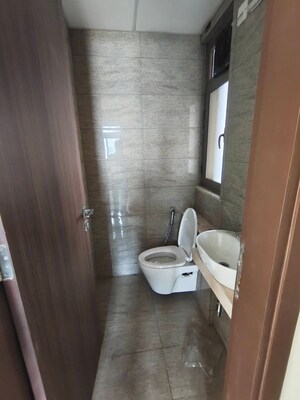 Bathroom in 2 BHK Apartment at Sheth Auris Serenity Tower 2, Malad West – for Rent