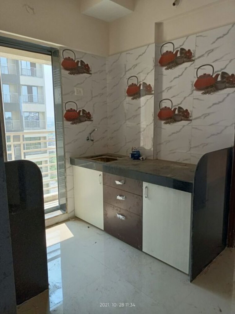 Kitchen, deep-classic 1 Bedroom 390 Sq.Ft. Apartment In Vasai East Palghar 10663405