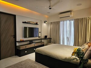 Living Room in 3 BHK Apartment at Unique Shanti Sparsh, Andheri East – for Rent