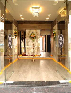 Building Lobby in 1 BHK Apartment at RNA Platinum City, Vasai East – for Sale