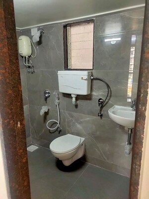 Bathroom in 1 BHK Apartment at RNA Platinum City, Vasai East – for Sale