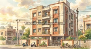  Apartment – Exterior View View at Sai Shiv Shakti Society - for Sale