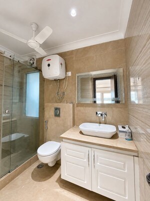 Bathroom in 3 BHK Builder Floor at 3B Homes Pataudi One, Rampura – for Sale