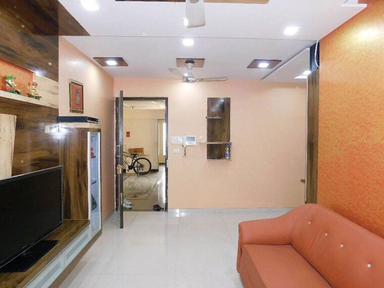 Living Room, shanti-green-palms 2 Bedroom 1225 Sq.Ft. Apartment In Ghansoli Navi Mumbai 10663623