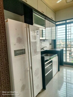Kitchen in 2 BHK Apartment at Shanti Green Palms, Ghansoli – for Rent