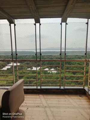 Balcony in 2 BHK Apartment at Shanti Green Palms, Ghansoli – for Rent