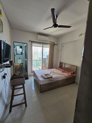 Bedroom in 3 BHK Apartment at Shanti Green Palms, Ghansoli – for Rent