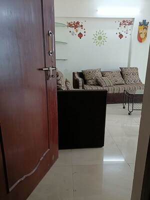 Living Room in 2 BHK Apartment at Shanti Green Palms, Ghansoli – for Rent