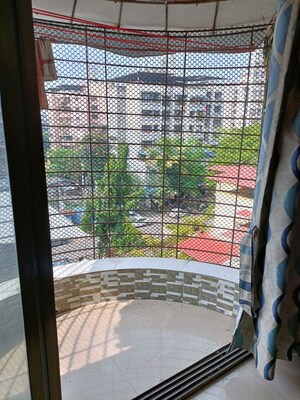 Balcony in 2 BHK Apartment at Shanti Green Palms, Ghansoli – for Rent