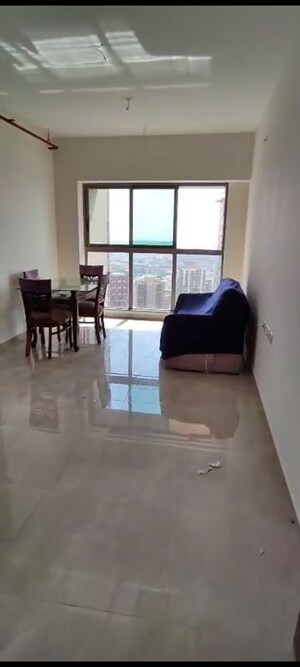 Living Room in 2 BHK Apartment at Sheth Auris Bliss, Malad West – for Rent