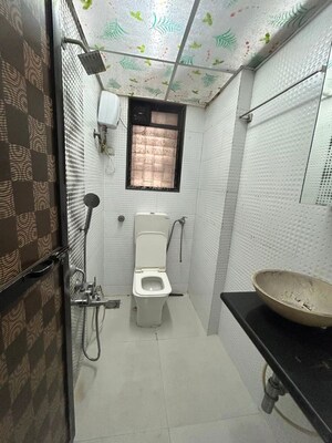 Bathroom in 2 BHK Apartment at Saki Vihar Complex, Chandivali – for Rent