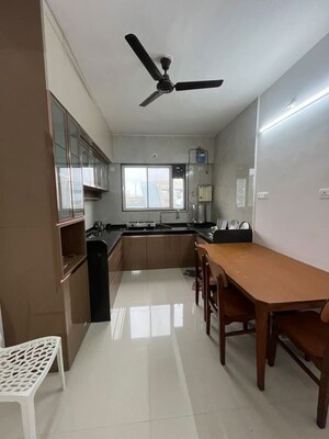 Kitchen in 3 BHK Apartment at Janhavi Apartment, Kothrud – for Rent