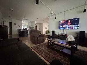 Living Room in 4 BHK Apartment at Lake Front Solitaire, Powai – for Sale