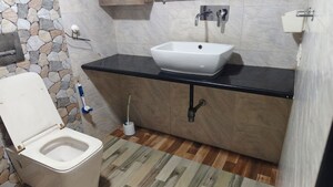 Bathroom in 3 BHK Apartment at Jagat Vidya CHS, Bandra West – for Rent