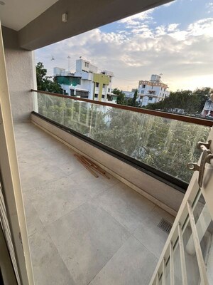 Balcony in 3 BHK Apartment at Gangotree Sangeetdhara, Kothrud – for Rent