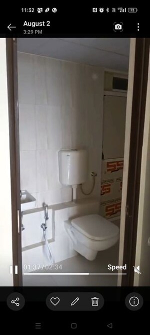 Bathroom in 1 BHK Apartment at Raunak Heights, Ghodbunder Road – for Rent