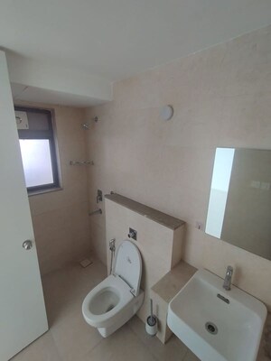 Bathroom in 3 BHK Apartment at Runwal Bliss, Kanjurmarg East – for Rent