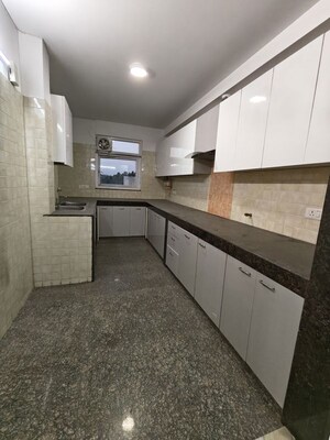 Kitchen in 3 BHK Builder Floor at Malviya Nagar – for Rent