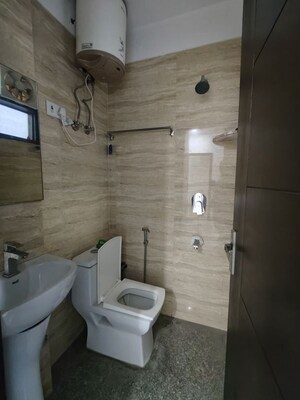 Bathroom in 3 BHK Builder Floor at Malviya Nagar – for Rent