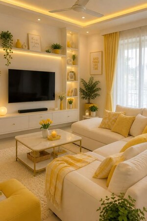 Living Room in 4 BHK Villa at Arun Vista, Pradhikaran – for Sale