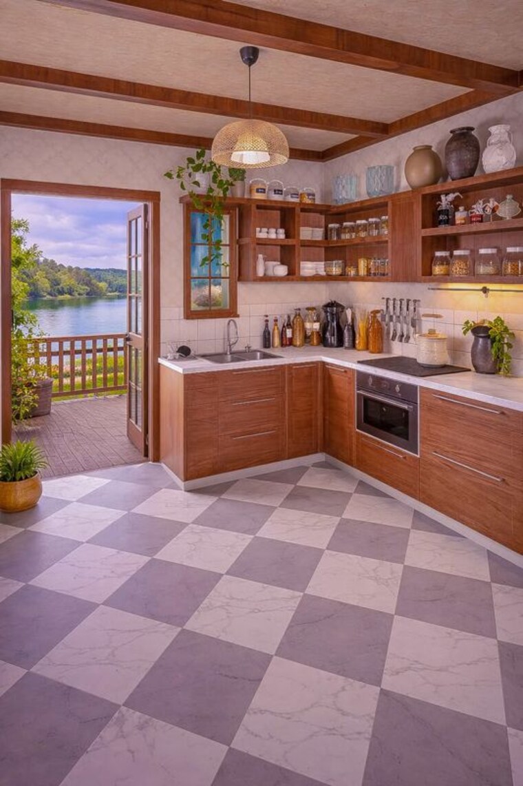 Kitchen, arun-vista 4 Bedroom 2425 Sq.Ft. Villa In Pradhikaran Pune 10663940