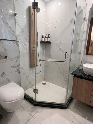 Bathroom in 3 BHK Apartment at Raj One Good Earth, Sector 71 – for Rent