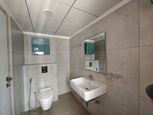 Bathroom in 3 BHK Apartment at Poulomi Avante, Kokapet – for Rent