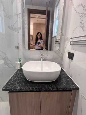 Bathroom in 3 BHK Apartment at Raj One Good Earth, Sector 71 – for Rent