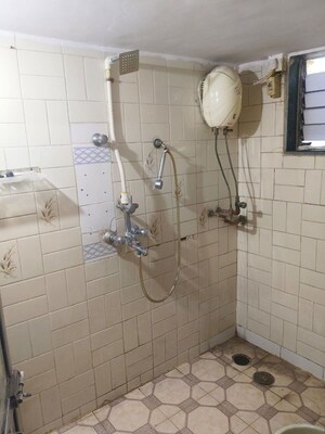 Bathroom in 1 BHK Apartment at Durgashram CHS, Andheri East – for Rent