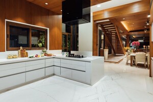 Kitchen in 3 BHK Builder Floor at Sector 1 Greater Noida – for Sale