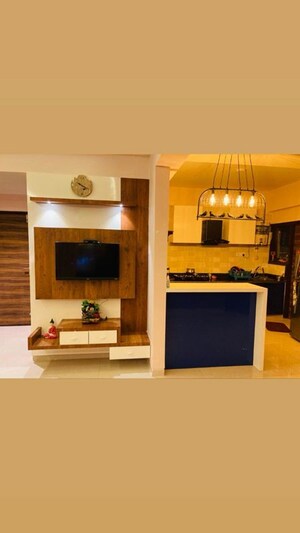 Living Room in 3 BHK Apartment at Eklingji Radhe Kishan, Sanand – for Rent