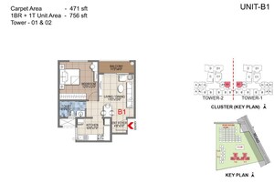 Master Plan in 1 BHK Apartment at Sattva Songbird, Budigere Cross – for Sale