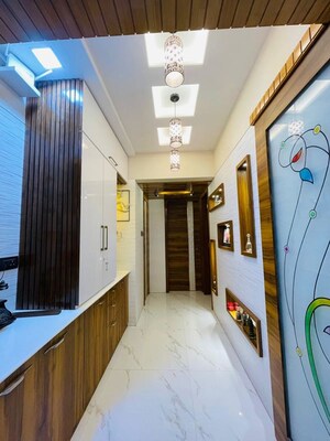 Building Lobby in 2 BHK Apartment at Puri Tower, Borivali West – for Rent