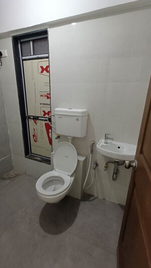 Bathroom in 2.5 BHK Apartment at Patrachawl Mhada, Goregaon West – for Rent