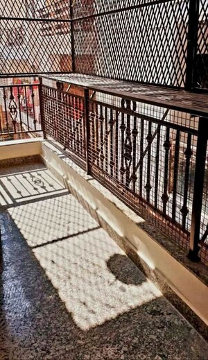 Balcony in 1 BHK Builder Floor at Mehrauli – for Rent