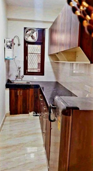 Kitchen in 1 BHK Builder Floor at Mehrauli – for Rent