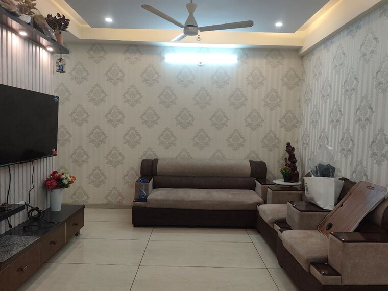 Living Room, omaxe-r2 3 Bedroom 1540 Sq.Ft. Apartment In Gomti Nagar Lucknow 10664098