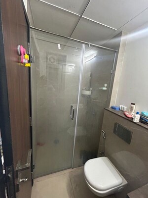 Bathroom in 1 BHK Apartment at Piramal Revanta, Mulund West – for Rent