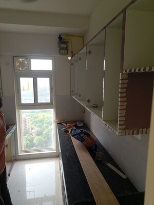 Kitchen in 2 BHK Builder Floor at Ashar Arize, Kalwa – for Rent