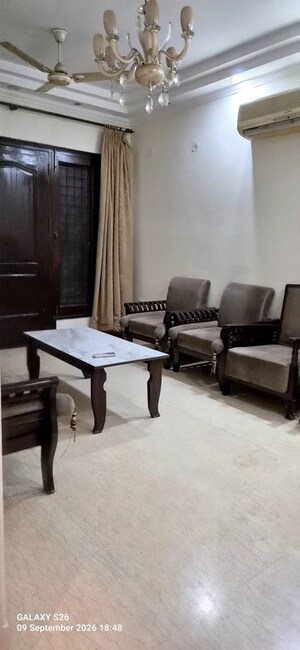 Living Room in 3 BHK Builder Floor at Jangpura – for Rent