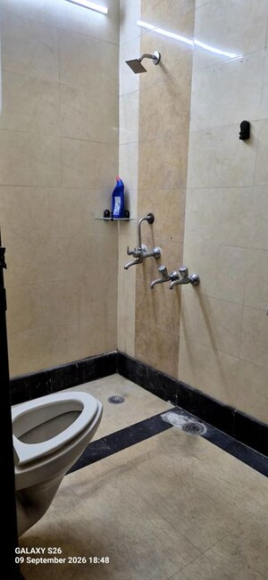 Bathroom in 3 BHK Builder Floor at Jangpura – for Rent
