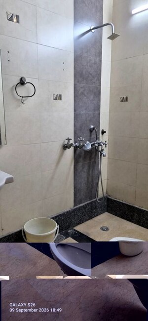 Bathroom in 3 BHK Builder Floor at Jangpura – for Rent