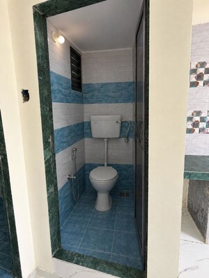 Bathroom in 1 BHK Apartment at Navgharkul CHS, Sector 48a Nerul – for Rent
