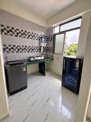 Kitchen in 1 BHK Apartment at Navgharkul CHS, Sector 48a Nerul – for Rent